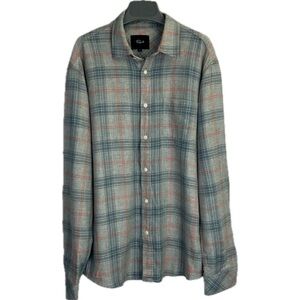 Rails Lennox Cotton Blend Plaid Button-Down Long Sleeve Shirt